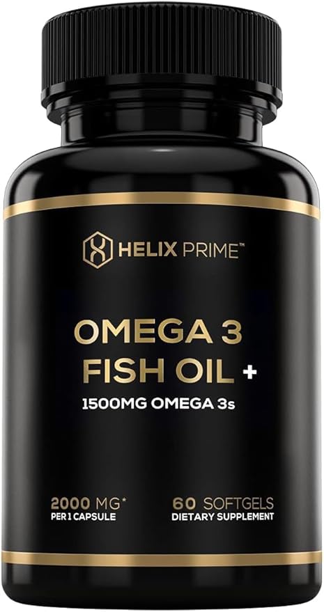 Fish Oil Omega 3 Supplements 60 Softgels