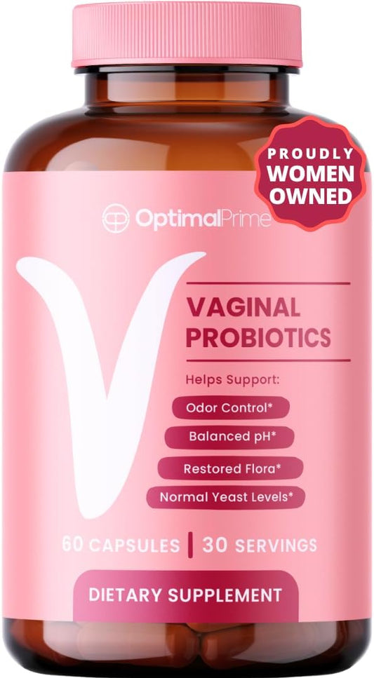 Vaginal Probiotics for Women with Prebiotics, 60 Capsules