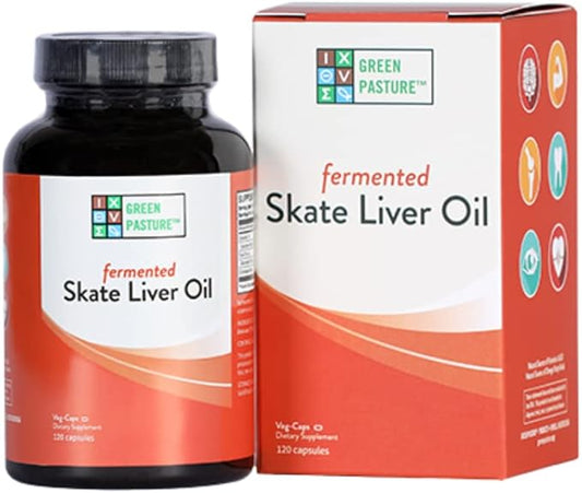 Green Pasture Fermented Skate Liver Oil 120 Caps