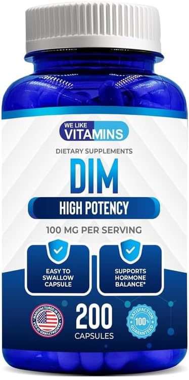 We Like Vitamins DIM 100mg 200 Capsules 200 Day