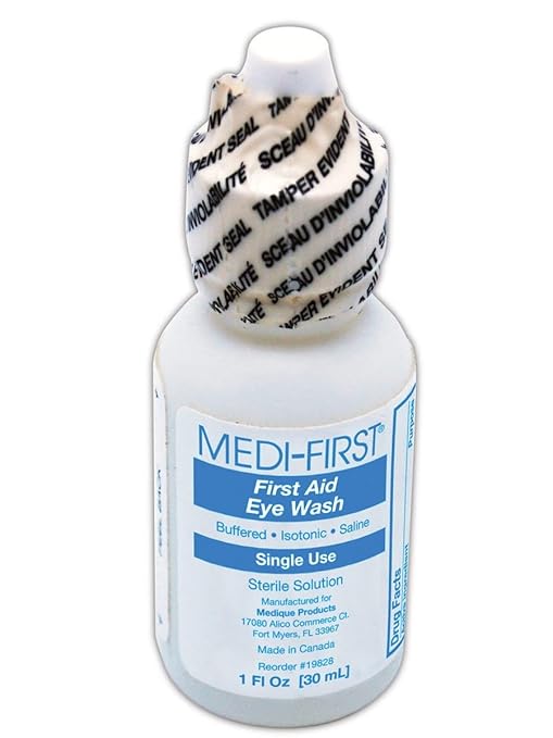 MAGID MP198-28 Medi-First Eye Irrigation Solution, 1 oz,