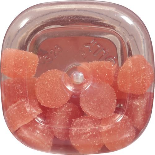 OLLY Probiotic + Prebiotic Gummy, Digestive Support and Gut Health, 500 Million CFUs, Fiber, Adult Chewable Supplement for Men and Women, Peach, 30 Day Supply - 30 Count