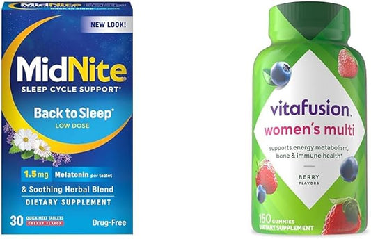 MidNite Sleep Aid Cherry Tablets 30 150 Count