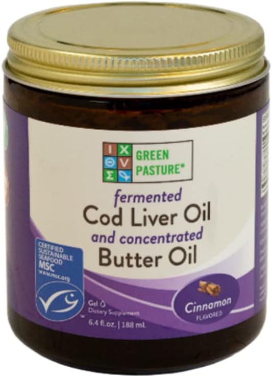 Green Pasture Butter Oil/Fermented Cod Liver 6.4 oz.-