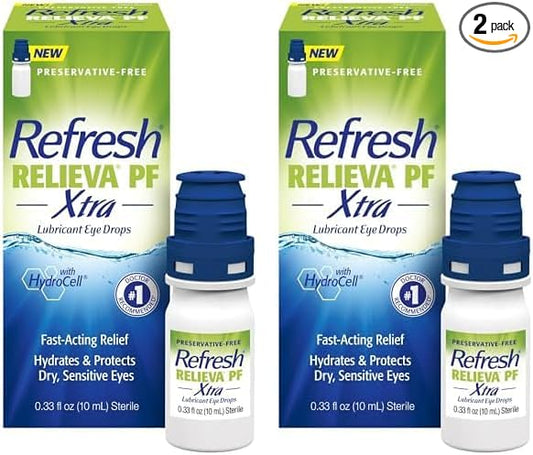 Refresh RELIEVA Xtra Preservative-Free Tears Lubricant 0.33 fl (10 mL) 2)