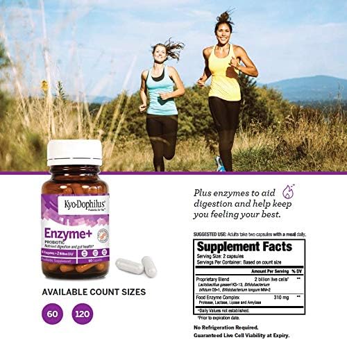 Kyo-Dophilus Probiotic Plus Enzymes, 120 Capsules