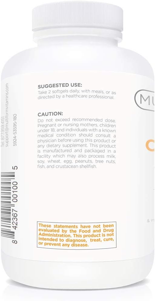 Vitamins Omega 3 Fish Oil 2,000mg - (180 Capsules)