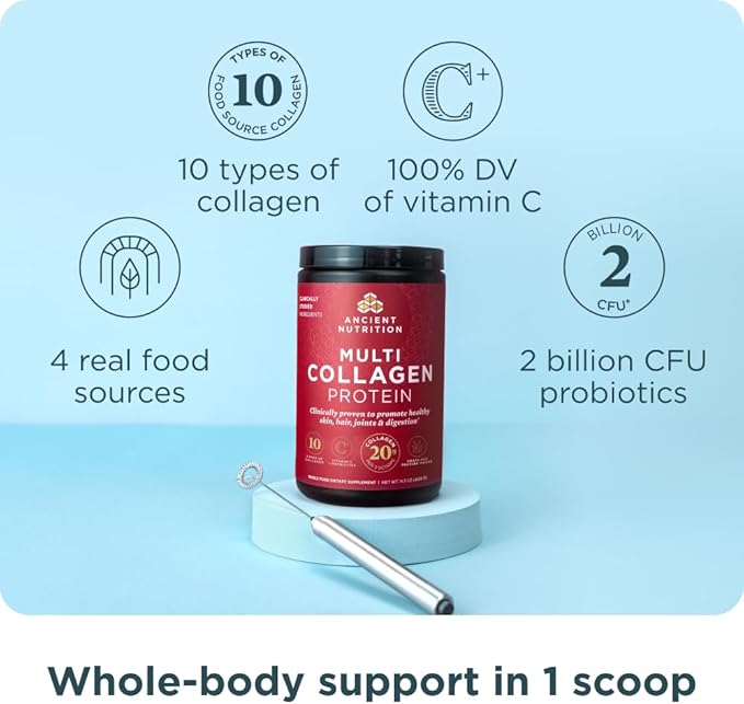 Ancient Nutrition Collagen Powder Protein (40 Servings,