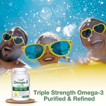 EffiHealth Omega-3 Fish Oil 2500mg Fish 1200mg EPA, 600mg DHA