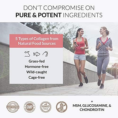 Alaya Naturals Hydrolyzed Multi Collagen Peptides 120 Count)