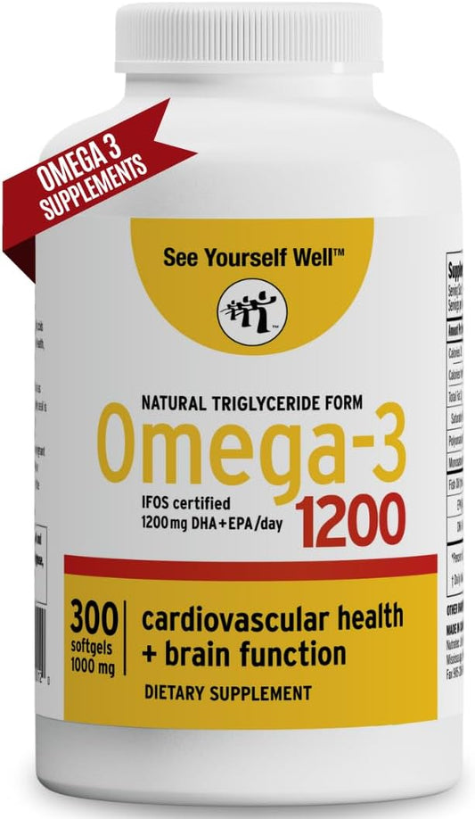 Omega 3 Fish Oil Omega-3 Fatty 300 softgels