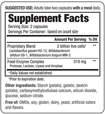 Kyo-Dophilus Probiotic Plus Enzymes, 120 Capsules