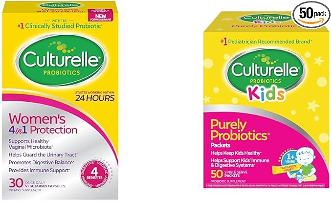 Culturelle Women's Probiotics for Digestive & 50 Count