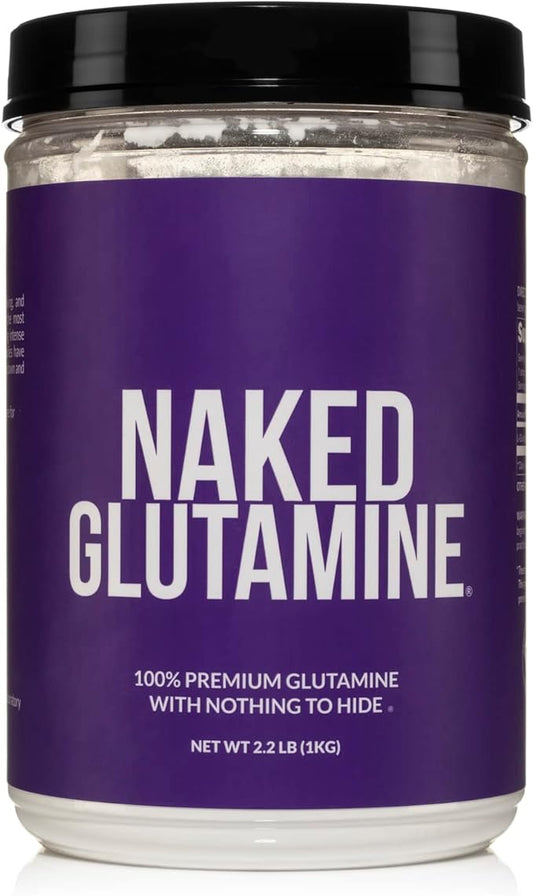 Pure L-Glutamine Made in The USA 200 Servings 1,000g, 2.2lb 2.2lb Bulk,