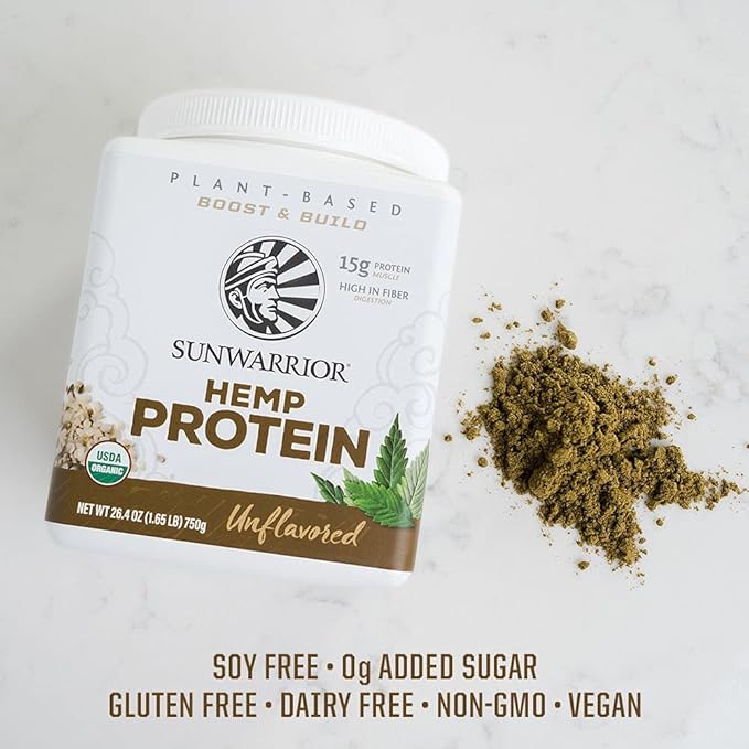 Sunwarrior Vegan Protein Powder with BCAA 25 Servings 750 G