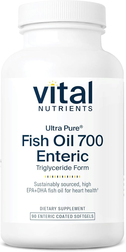 Vital Nutrients Ultra Pure® Fish Oil 700 Enteric Omega-3 Fatty 90 Count