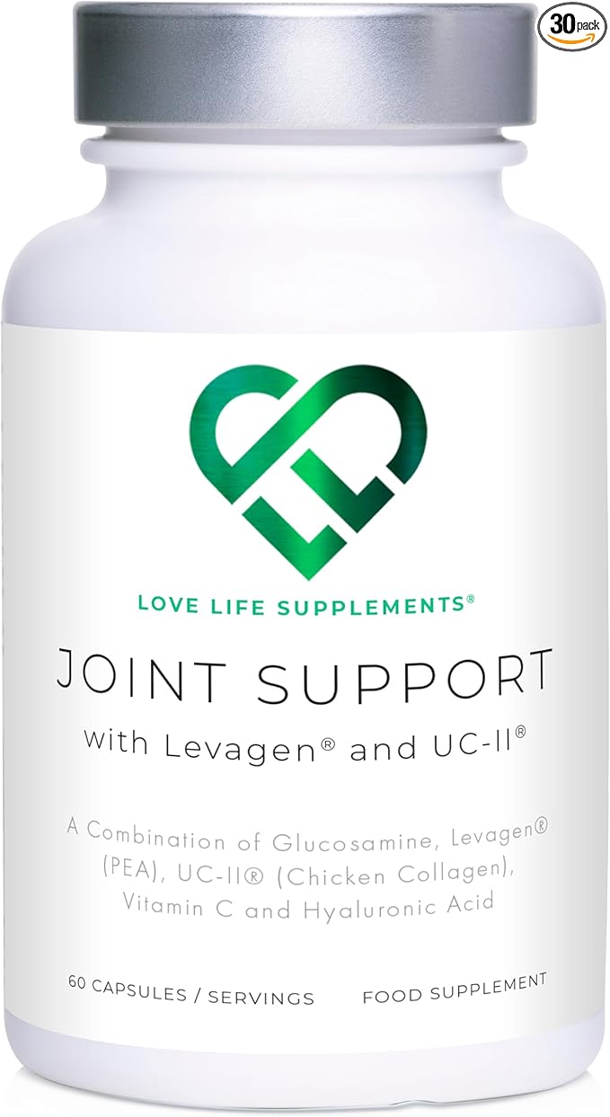 Love Life Supplements Joint Support 30 Capsules 30 Servings
