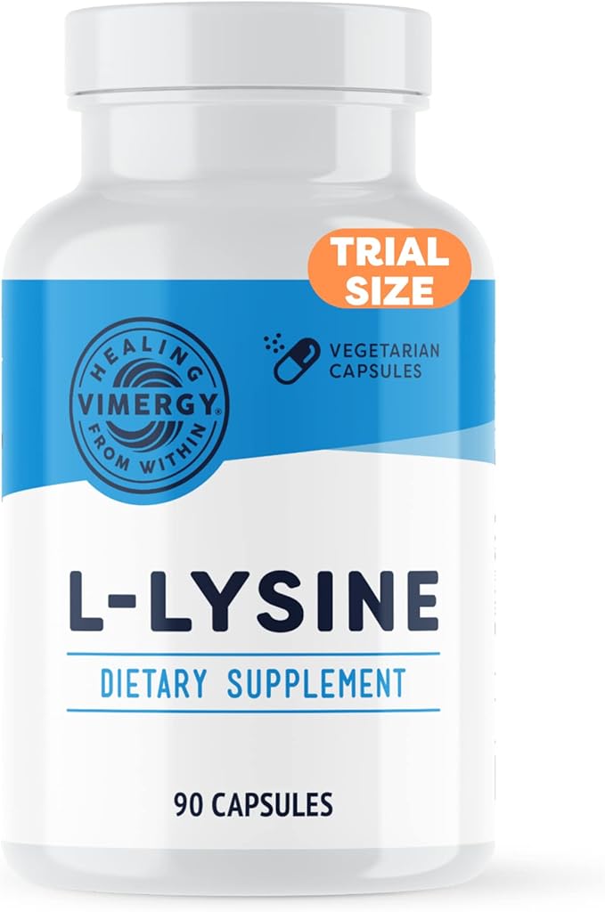 Vimergy L-Lysine 500MG Capsules, 270 Servings (270 Count)