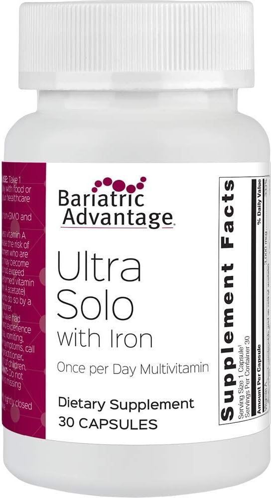 Bariatric Advantage Ultra Solo with Iron B12, C, 30 Count