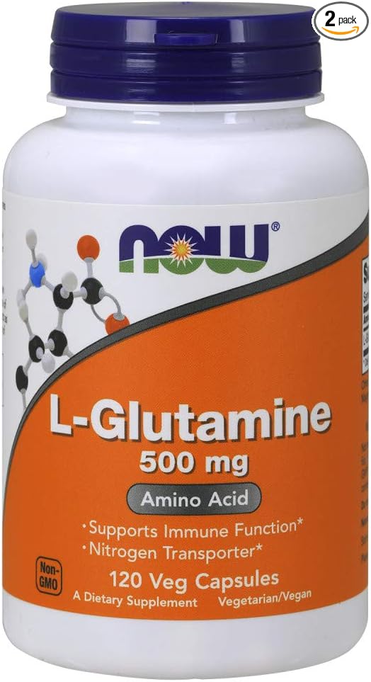 NOW Foods L-Glutamine 500mg 120 ct 2)