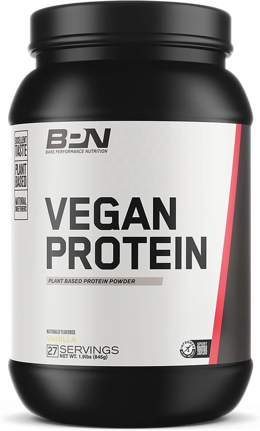 BARE PERFORMANCE NUTRITION Vegan Protein, Plant