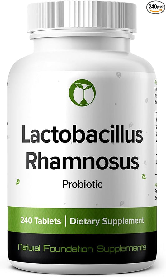 Lactobacillus Rhamnosus Probiotic Supplement 240 Tablets 3 Billion (240, Lactobacillus
