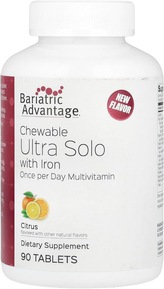 Bariatric Advantage Chewable Ultra Solo B12, C, 90 Count