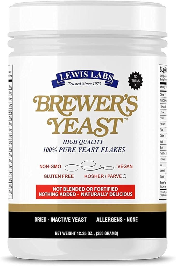 Brewers Yeast Flakes for Lactation Cookies, (1 Pack)