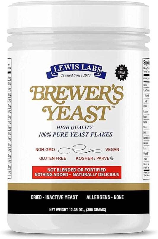 Brewers Yeast Flakes for Lactation Cookies, (1 Pack)