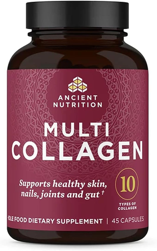 Collagen Pills Peptides Powder Supplement by 45 Count,