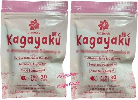 Rosmar Kagayaku Glutathione & Collagen Food 30 Capsuls 2 Sachets)