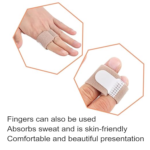 10Pcs Fabric Hammer Toe Corrector, Reusable
