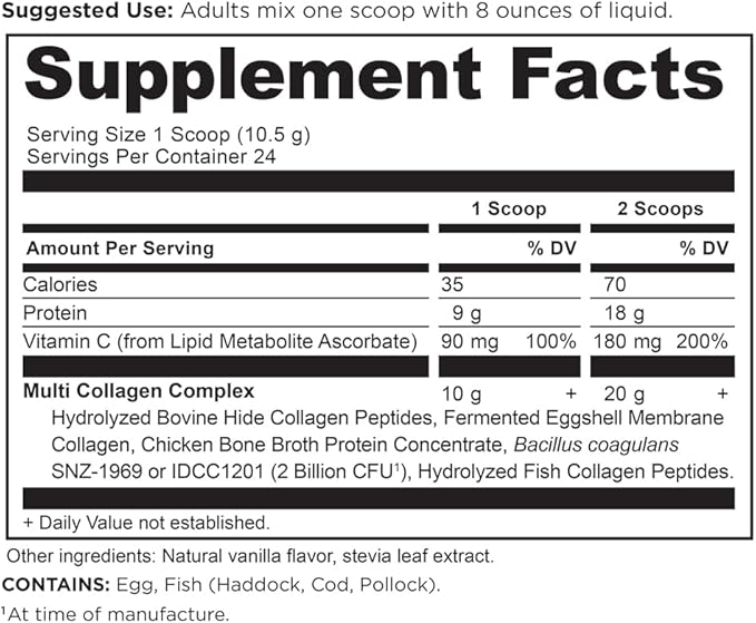 Ancient Nutrition Hydrolyzed Collagen Peptides Powder 24 Servings, 8.9oz
