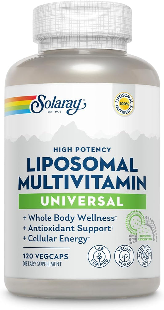 SOLARAY Liposomal Multivitamin for Men & B-12, Odor 30 Servings, 60 VegCaps