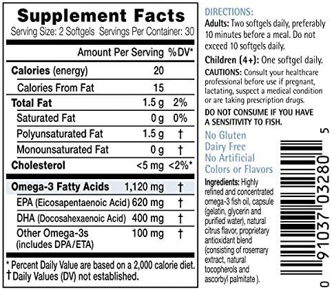 Eniva Omega-3 Fish Oil High EPA/DHA (60 caps)