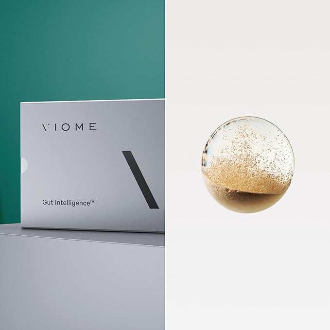 Viome at-Home Gut Microbiome Test Kit + Supplement Trial | Advanced Gut Analysis via RNA and AI Technology with Custom Nutrition