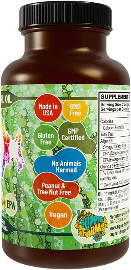 Vegan Omega 3 Algae Oil