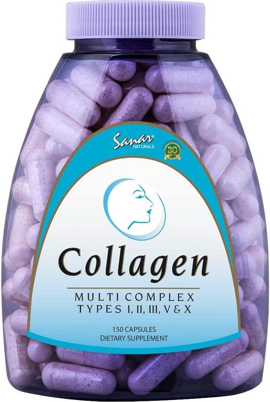Sanar Naturals Collagen Pills Multi Complex 150 Capsules