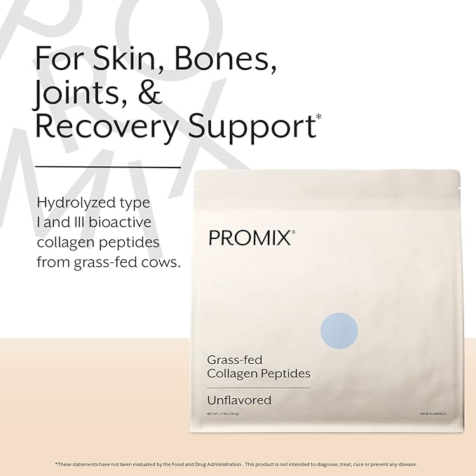 Promix Collagen Peptides, Unflavored 5lb Bulk