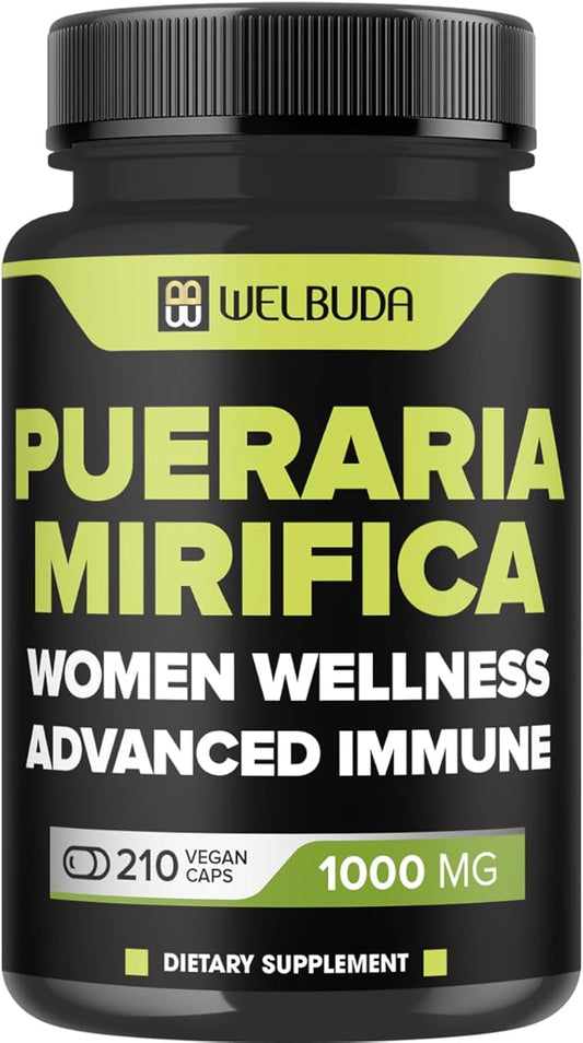 1000mg Pueraria Mirifica Capsules with Maca 210 Pills 105 Servings