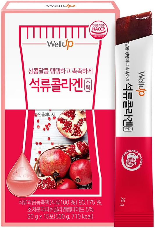 Korea Beauty Pomegranate Collagen Jelly Stick (20g*15pack) /