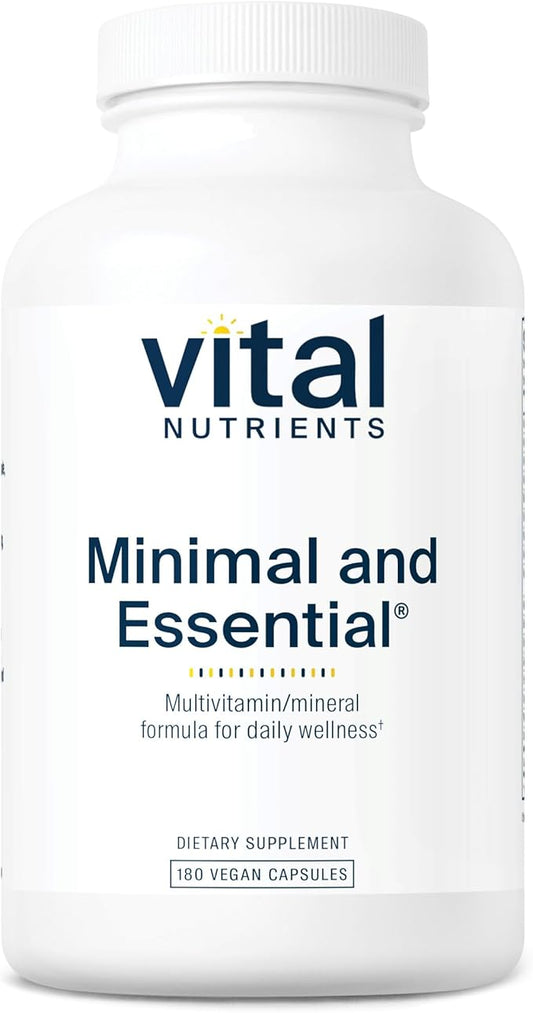 Vital Nutrients Minimal and Essential Multivitamin 180 Capsules