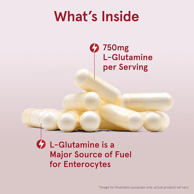 Jarrow Formulas L-Glutamine 750 mg, Dietary 120 Veggie 120 Day