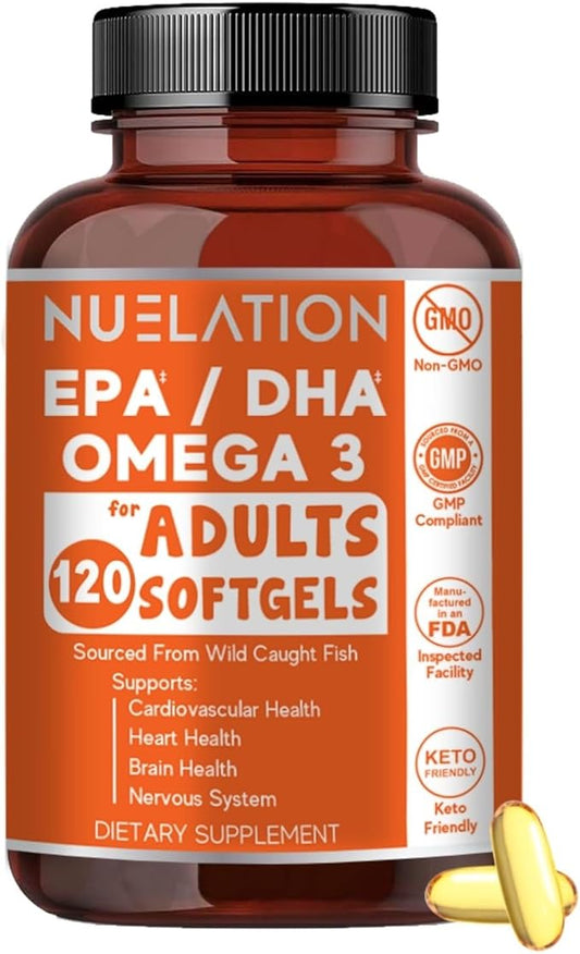 Fish Oil 2000mg 3 Fish 120 Softgels 60 Servings