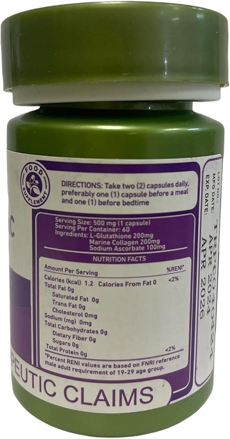 GlutaGenC Glutathione & Collagen Duo by 30 Count 2)