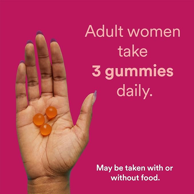 SmartyPants Women's Multivitamin Gummies, Sugar Free: 3 (ALA), D3, C, B12, B6, B6, Vitamin 60 Count (20 Day