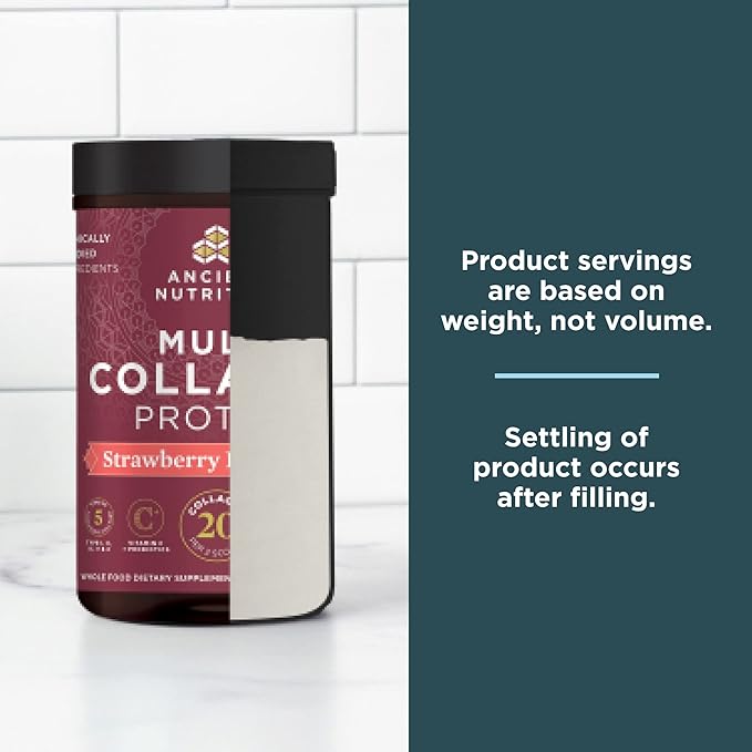 Ancient Nutrition Collagen Powder Protein, Multi 24 Servings, 9.65oz
