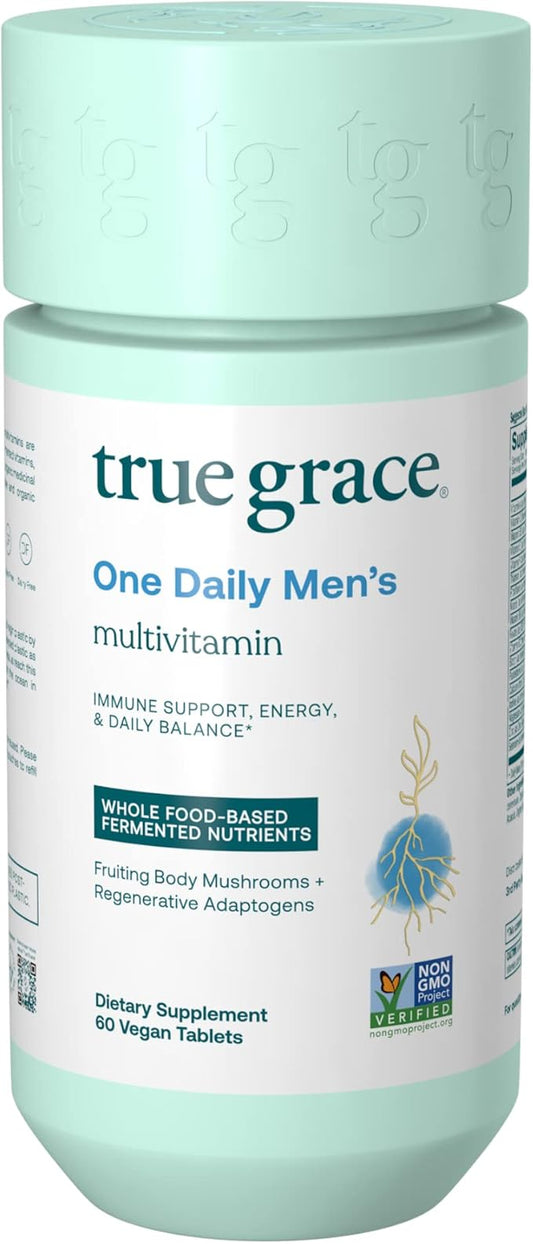 True Grace One Daily Men’s Multivitamin 60 Vegan