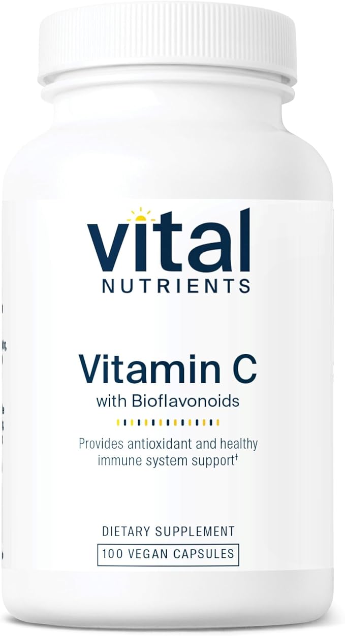 Vital Nutrients Vitamin C with Bioflavonoids 1000mg Vitamin 500mg Citrus 100 Capsules