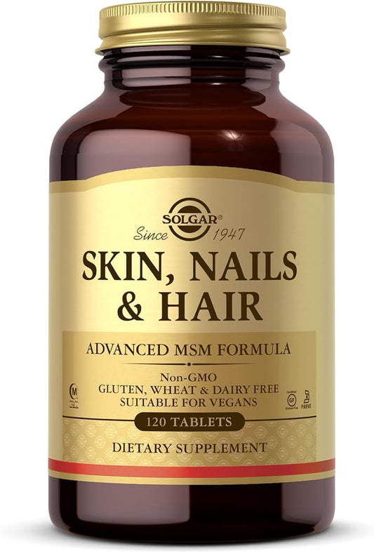 Solgar Skin, Nails & Hair, Advanced 120 Tablets 60 Servings